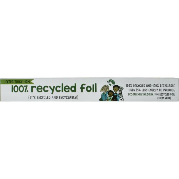 Eco Green Living Aluminiumfolie 10 meter (1 Stuks)