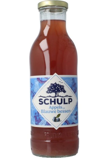 Schulp Appel & blauwe bessensap (750 Milliliter)