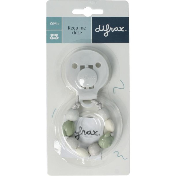 Difrax Fopspeen kralenkoordje beer (1 Stuks)