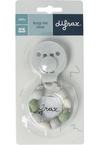 Difrax Fopspeen kralenkoordje beer (1 Stuks)