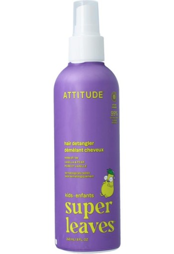 Attitude Kids anti klit haarspray vanille & peer (240 Milliliter)