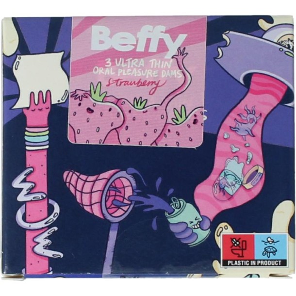 Beffy Beflapjes aroma aardbei (3 Stuks)