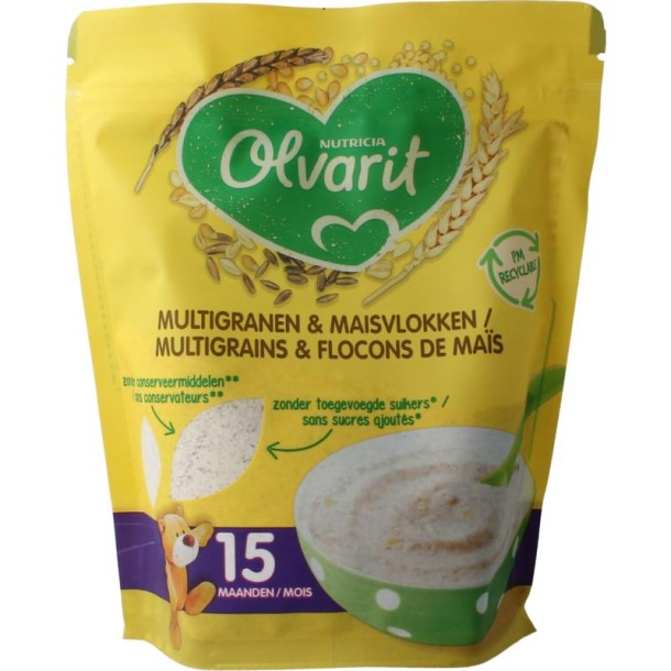 Olvarit Multigranen & maisvlokken 15M+ 200 Gram