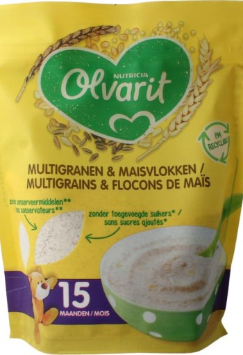 Olvarit Multigranen & maisvlokken 15M+ 200 Gram