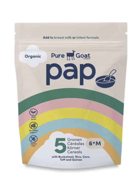Pure Goat Bio Pap 5-Granen 6M+ 200 gram