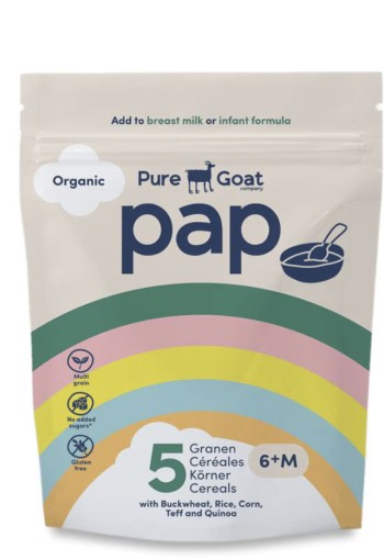 Pure Goat Bio Pap 5-Granen 6M+ 200 gram