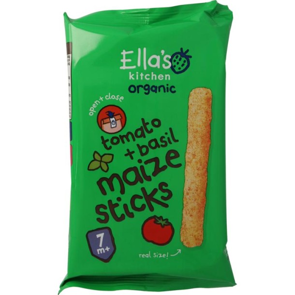 Ella's Kitchen Maize sticks tomato & basil 7m+ bio 16 Gram