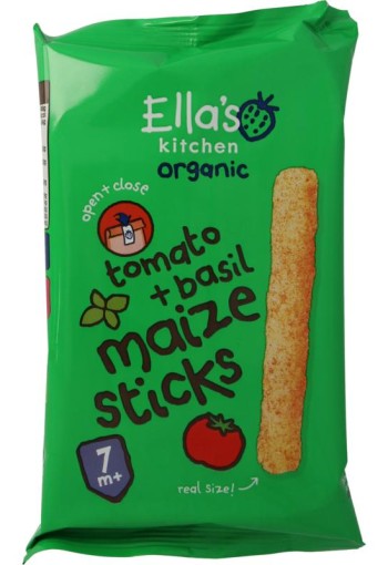 Ella's Kitchen Maize sticks tomato & basil 7m+ bio 16 Gram