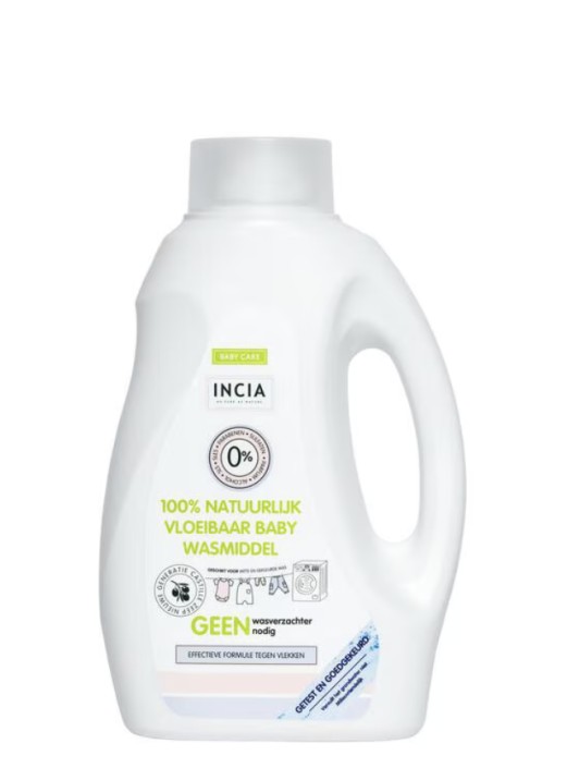 INCIA Natuurlijk Vloeibaar Wasmiddel 750 ML
