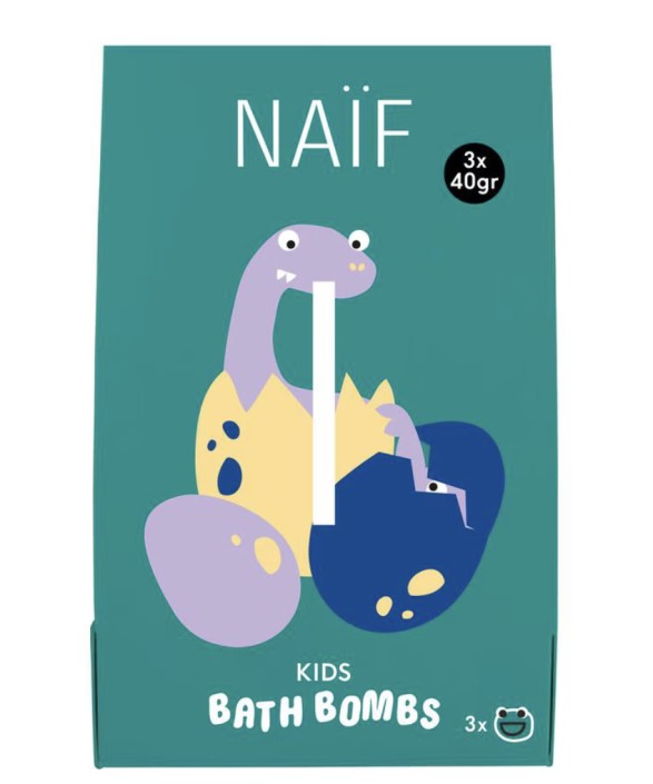 Naïf Kids Bad Bruisballen 3x40 gram