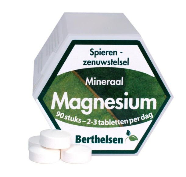 Berthelsen Magnesium carbonaat 300mg (90 Tabletten)