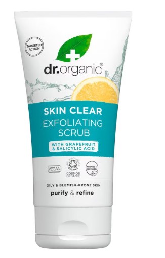 Dr. Organic Skin Clear Exfoliating Scrub 150 ML