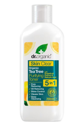 Dr. Organic Skin Clear 5 In 1 Toner 200 ML