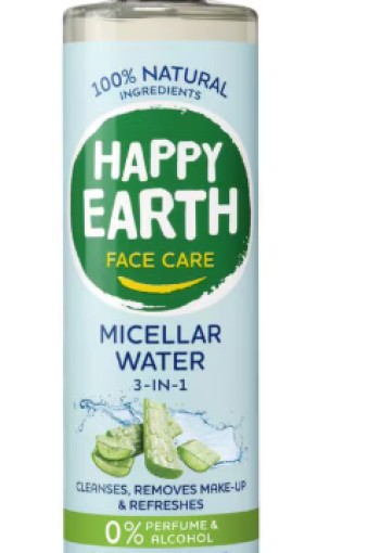 Happy Earth 100% Natuurlijke Face Care Micellair Water 3-In-1 300 ML