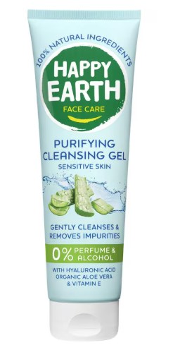 Happy Earth 100% Natuurlijke Face Care Purifying Cleansing Gel 150 ML