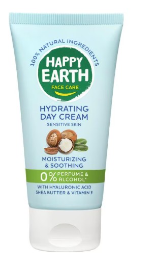 Happy Earth 100% Natuurlijke Face Care Hydrating Day Cream 50 ML
