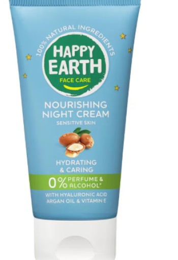 Happy Earth 100% Natuurlijke Face Care Nourishing Night Cream 50 ML