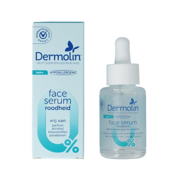 Dermolin Serum roodheid met pipet (30 Milliliter)