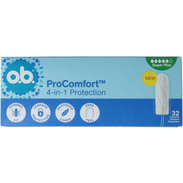 OB Tampons pro comfort advanced super plus (32 Stuks)