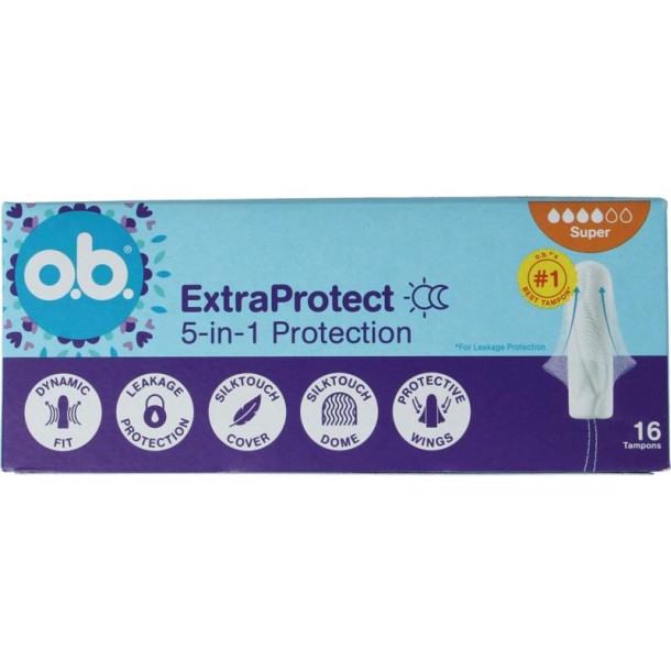 OB Tampons extra protect super (16 Stuks)