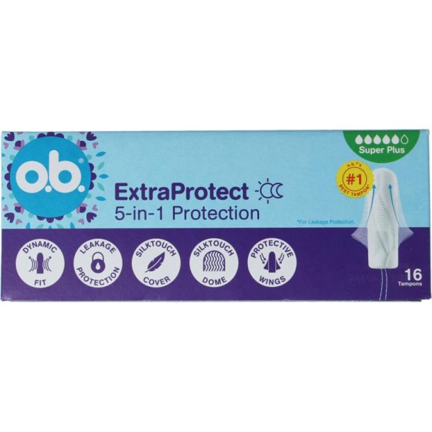 OB Tampons extra protect super plus (16 Stuks)