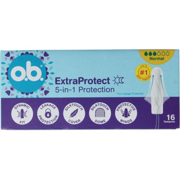 OB Tampons extra protect normal (16 Stuks)