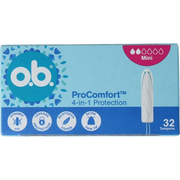 OB Tampons pro comfort advanced mini (32 Stuks)