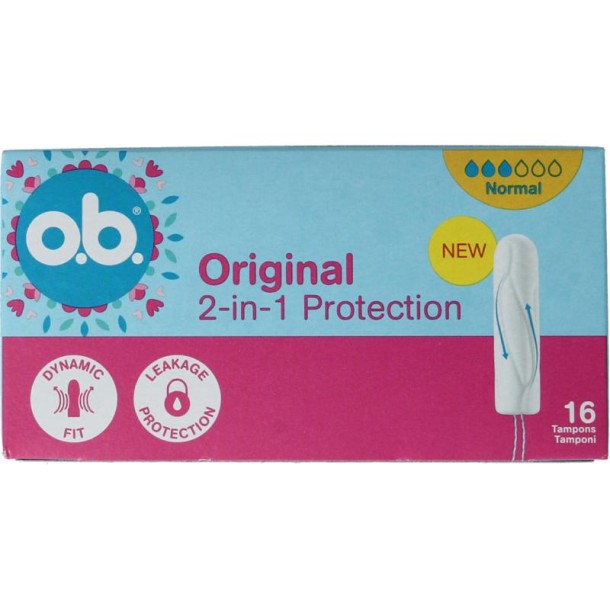 OB Tampons original dynamic fit normal (16 Stuks)