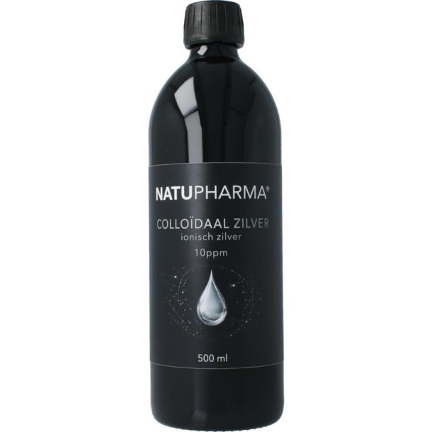 Natupharma Ionisch zilverwater 10ppm (500 Milliliter)