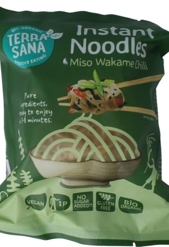 TerraSana Instant noodles wakame chili (90 Gram)