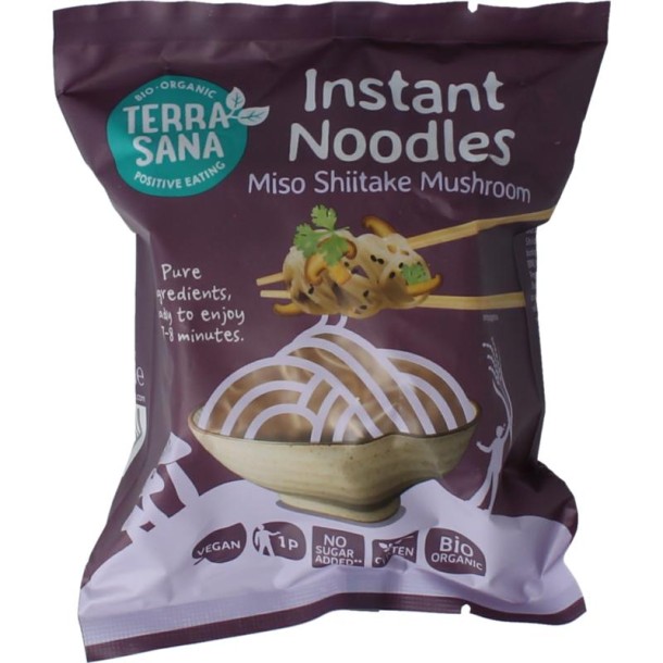 TerraSana Instant noodles shiitake mushroom (90 Gram)