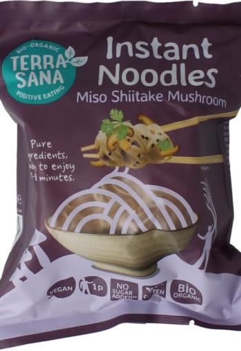 TerraSana Instant noodles shiitake mushroom (90 Gram)