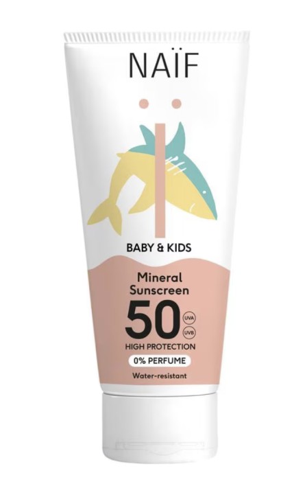 Naïf Baby & Kids Minerale Zonnebrandcrème SPF 50 0% Parfum 100 ML