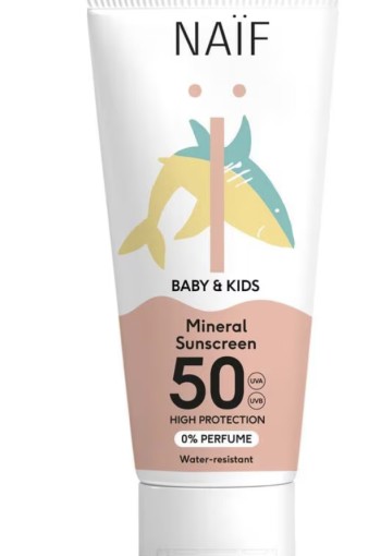 Naïf Baby & Kids Minerale Zonnebrandcrème SPF 50 0% Parfum 100 ML