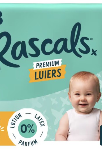 Rascals Premium Luiers Maat 3 6-11 KG 34 stuks/ 2 stuks € 15,00