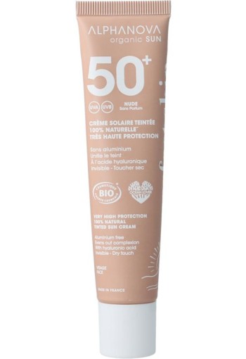 Alphanova skin sun face tinted cream light