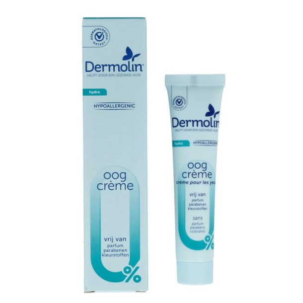 Dermolin Oogcreme hydraterend tube (15 Milliliter)