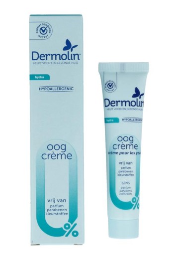 Dermolin Oogcreme hydraterend tube (15 Milliliter)