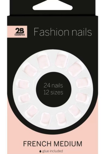 2B Fashion Nails French Medium