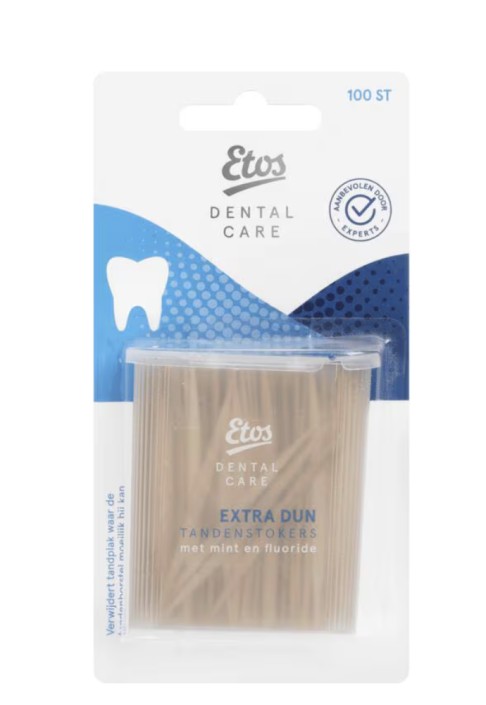 Etos Houten Tandenstokers Extra Dun 100 stuks