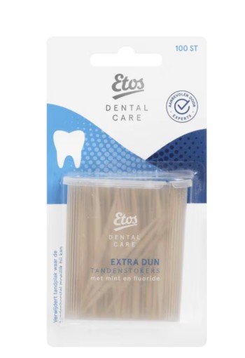Etos Houten Tandenstokers Extra Dun 100 stuks