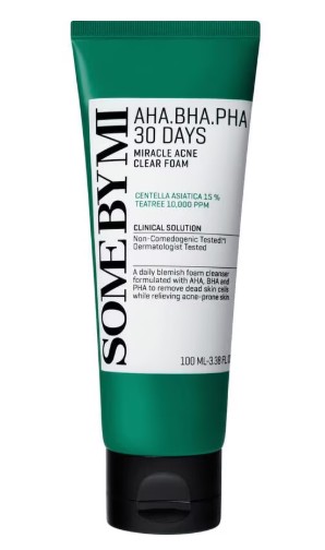 SOME BY MI AHA BHA PHA 30 Days Miracle Acne Clear Foam 100 ML
