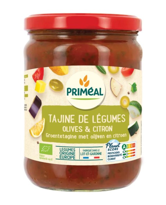 Primeal Tajine lemon olijf bio (500 Gram)