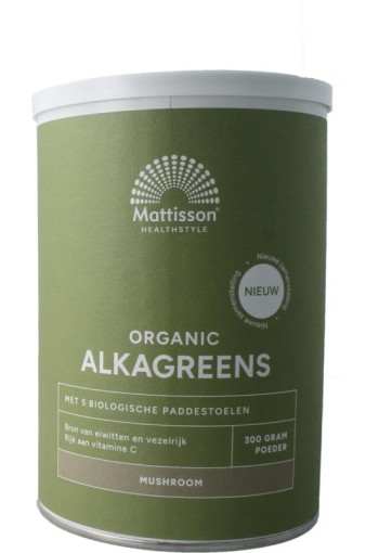 Mattisson Organic alkagreens mushroom bio (300 Gram)