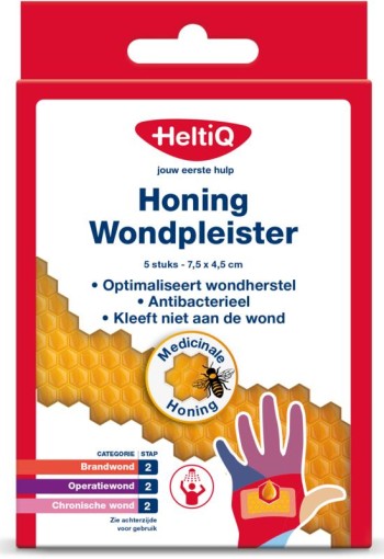 Heltiq Honing wondpleister 5 Stuks