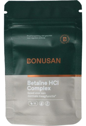 Bonusan betaine hci probeerverp