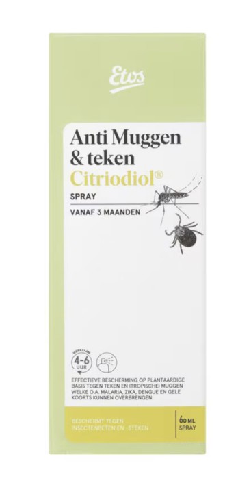 Etos Spray te­gen mug­gen en te­ken 60 ml