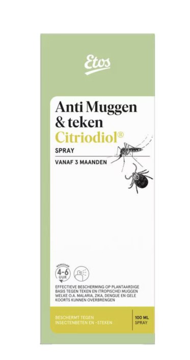 Etos Spray tegen muggen en teken 100 ml