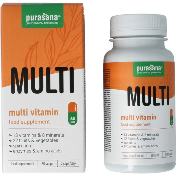 Purasana Multivitamine (60 Vegetarische capsules)