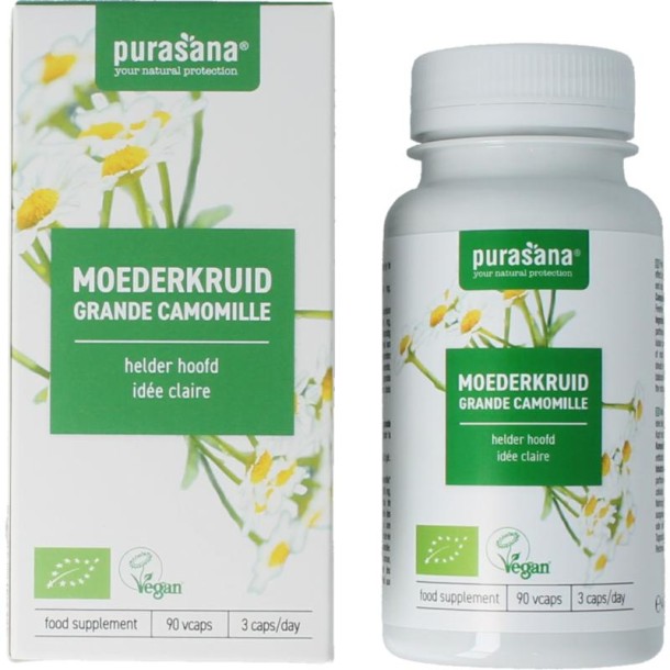 Purasana Moederkruid vegan bio (90 Vegetarische capsules)
